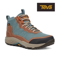 【TEVA】原廠貨 Ridgeview Mid 高筒戶外多功能女款登山鞋/休閒鞋-棕褐/鋼藍