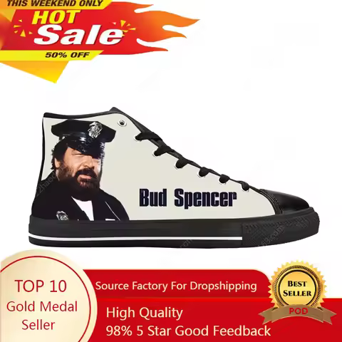 Banana Joe Bud Spencer Terence Hill Movie Actor Casual Cloth Shoes High Top Comfortable Breathable 3