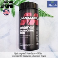 อาหารเสริมเพื่อการเพาะกาย Hydroxycut Hardcore Elite 110 Rapid-Release Thermo Capsules - MuscleTech