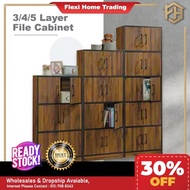 3/4/5 Layer Multipurpose File Cabinet / Storage Cabinet / Book Cabinet / Open Shelves