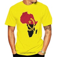 Tee Funny Men T Shirt men Novelty Tshirt Angola Map In Africa Map Cool T-Shirt