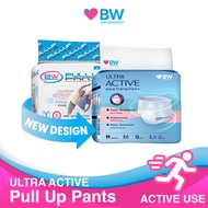BW Adult Pull Up Pants Diaper - 1 Bag (Size M 10pcs/bag | Size L 9pcs/bag)