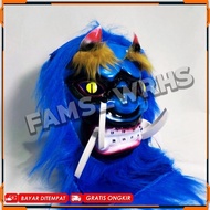 New Gedruk Mask Beto Monster Mask Sponge Material biru Al49