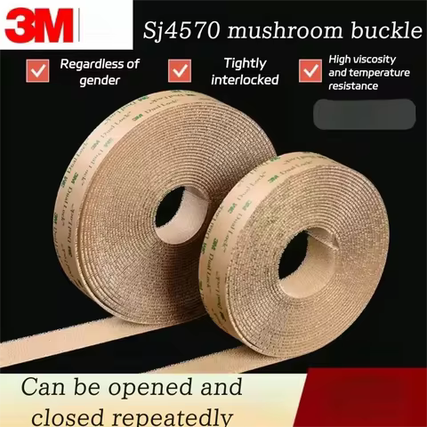 3M SJ4570 Dual Lock Double Sided Adhesive Tape Transparent Mushroom Reclosable Fastener Adhesive Tap