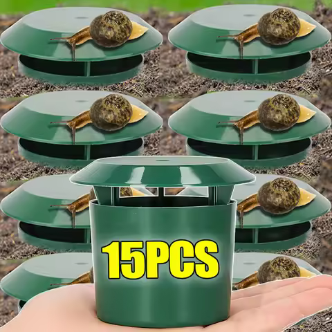 1/15pcs Snail Slug Catcher Traps Plastic Reusable Insect Traps Home Garden Farm Vegetables Plants Pr