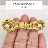 Kancing Shanghai Emas Premium | Kancing Cheongsam Import Gold | Kancing Shanghai | Kancing Qipao | V