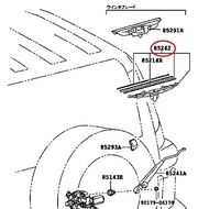 TOYOTA FJ CRUISER REAR WIPER BLADE ASSY