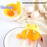 [TinchighS] Silicone Egg Cooker 1/2 Cavity Microwave Egg Poacher For Boiled Eggs And Poached Eggs Ki