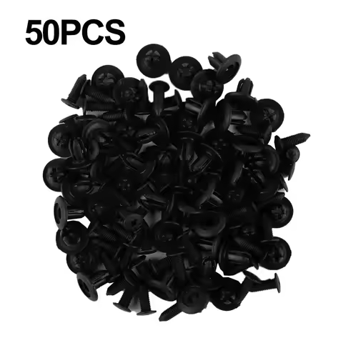 50pcs Front Bumper Fender Body Molding Clips Nylon Rivet Retainers For Mazda 3 6 Accessories Auto Fa