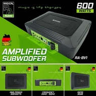 RADICAL AUDIO 6x9” HIGH POWER ACTIVE SUBWOOFER BUILT IN AMPLIFIER.