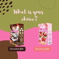 Roselle Milk Rosellemilk  Drink Harga Promosi Original HQ Perisa Chocolate dan Strawbery