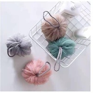Shower Puff Bubble Bath Lembut Shower Puff Jaring Tebal mandi