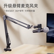 Microphone Stand Cantilever Desktop Alloy Stand Live K Song Foldable Retractable Multifunctional Mic