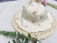 手作漁夫帽 花瓣帽 花型帽 雙面使用 狗狗汪汪