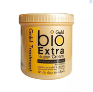 Bio Extra Super Cream Gold Treatment ทรีทเมนต์ไบโอ กระปุกสีฟ้า/กระปุกสีทอง [500 ml.] /แบบกล่องสีทอง 