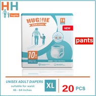 HUGHIE Adult Diaper Extra Large (XL)- 20 Pads caress grand adult diaper pull ups pants underpads for