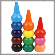 (GQWJ) Finger Crayons for Toddlers 12 Colors Finger Paint Palm Grip Crayons for Babies Toddler Crayo