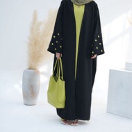 Ramadan Dubai Cardigan Abaya Embroidery maxi dress Islam Arab robe Women Wea Abaya Cloak Muslim abay