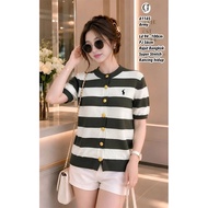 A1145 bkk knitted blouse top