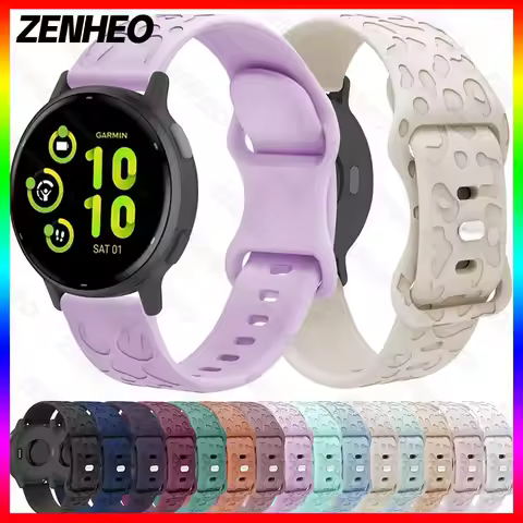 18mm 20mm 22mm Leopard Bracelet for Garmin Venu 3S Band Venu 2S Correa Active 5 Bands Garmin Forerun