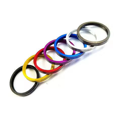 winding check DIY Fishing Rod aluminum part mix color Repair components 10pcs / bag