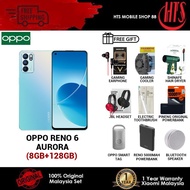 OPPO Reno 6 / OPPO Reno 6Z (8GB RAM + 128GB) 5G Smartphone - 1 Year OPPO Malaysia Warranty | Extended RAM up to 5GB