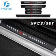 FFAOTIO Carbon Fiber Car Threshold Strip Car Trunk Sticker Car Accessories For BYD Dolphin F3 S6 Atto 3 F0