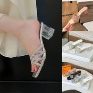 Women's Strap Triangle Heels  High Heels Sandal   Fashion Girl Heels Sandal 6.5cm