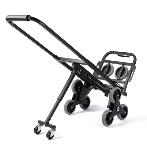 Foldable Handy Trolley, Stair Climbing Cart, Portable Shopping Cart, Grocery Heavy Cart, Folding Sma