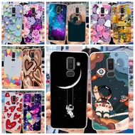 Casing Samsung Galaxy J8 2018 J810 SM-J810F Phone Case Cute Astronaut Printed Back Cover Samsung J8 J810F Bumper Shell