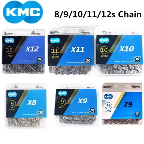 KMC X11 X10 X9 Z9 X8 Bicycle Chain 128L 6 7 8 9 11s Bicycle Chain With Original Box Magic Button For
