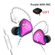 KZ ZST X 1BA+1DD Hybrid In-Ear Earphones Gaming Speaker Headphone HIFI Bass Sports DJ Music Earbud H