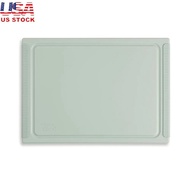 Durable Non-Slip Poly Cutting Board Rectangle 10"x14" Juice Well Easy Clean Dual-Sided Kitchen Essen