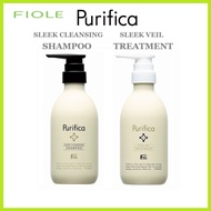 Fiole F.Aid PURIFICA Sleek Cleansing Shampoo Sleek Veil Treatment 【Direct from Japan】