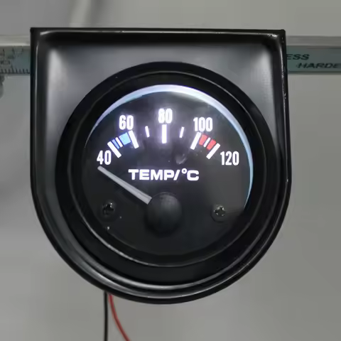 52mm Auto Water Temperature Meter 40-120 Celsius Water Temp Celsius Gauge LED White Light Car Motor 