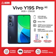 Vivo Y19S PRO 8GB RAM / 256GB – T612 · 50MP + 5MP Selfie · 6000mAh + 44W FastCharge · IPS LCD 90Hz S