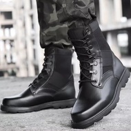 Men's Martin Boots Autumn Winter Ultra-light Breathable Combat Boots High-top Shoes Men's Work Boots