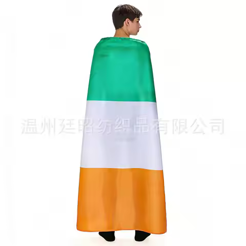 90x150cm Ireland shawl flag Polyester Ireland Shoulder FLAG Indoor Outdoor Super Poly football 3x5 F