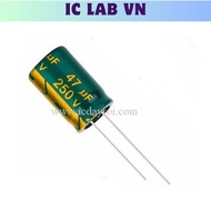 [5 Pieces]- Capacitor 47UF250V Ic Lab VN