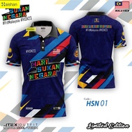 [TERBARU] TSHIRT JERSI BAJU Hari Sukan Negara 2025 (HSN 2025) Premium Dryfit