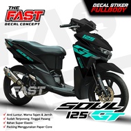 Decal Stiker Yamaha Soul GT 125 Fullbody Polos Simpel Decal stiker Soul GT 125 full body design Polo