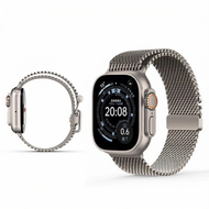 w&p | สายนาฬิกา Milanese ไทเทเนียม สำหรับ iWatch s10 / Apple Watch Series 9