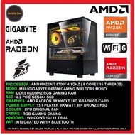 Gaming Value Pc Desktop AMD Ryzen 7 8700F/ 16GB/32GB/500GB SSD/1TB SSD/RX9060XT 16GB/600W/WIFI