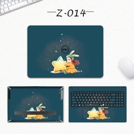 Dell XPS 13-9360 ACD Top Keyboard Bottom PVC Vinyl Laptop Skin Sticker Notebook Decal Removable Scra