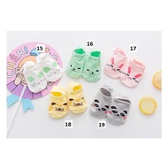 LB - Korean Anti-Slip Baby Socks 3D Cute Animal Character Breathable R149