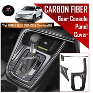🔥SG SELLER🔥Honda VEZEL HR-V 2021 2022 2023 2024 Gear Panel Cover Shift Console Carbon Fiber Trim Car