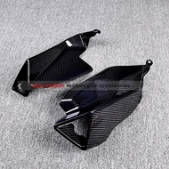 For Aprilia RS660 RS 660 2020-2022 Exhaust Cover 100% Carbon Fiber