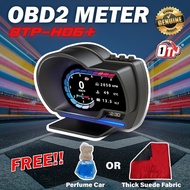 OTP-H06+ Car OBD OBD2 Meter Speedometer Gauge P6 GPS HUD Water Temp Turbo Proton Honda Perodua Toyot