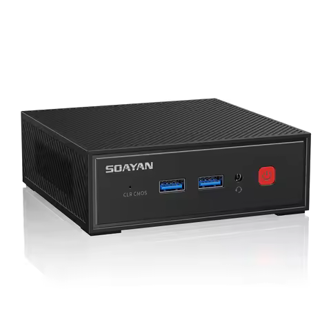 SOAYAN Factory NUC Barebone Mini PC Quadc CoreIntel N150 Mini PCs DDR4 RAM For Home Office Business 