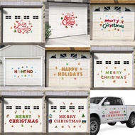 CT034-87 Decoration Santa Claus Magnetic Refrigerator Sticker Snowman Christmas Garage Door Sticker 